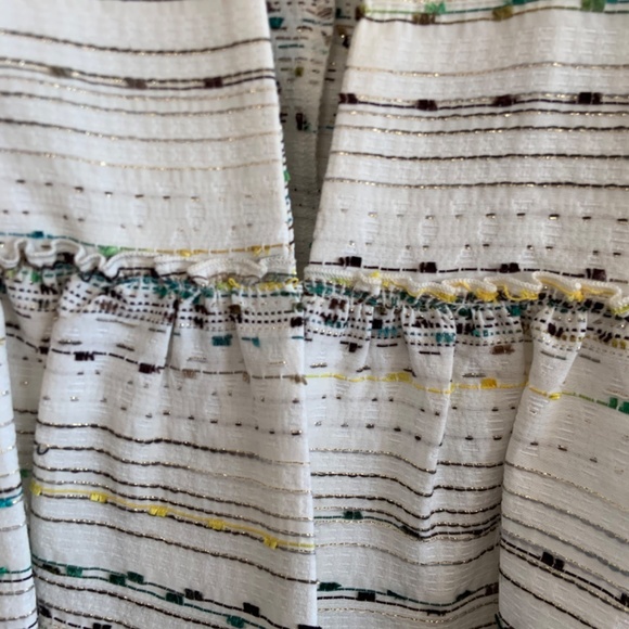 Zara Ivory Textured Peplum Jacket XS - Picture 6 of 9